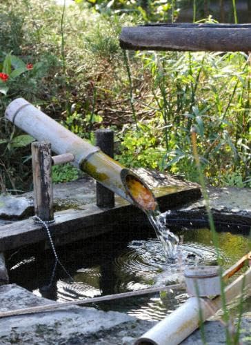 Puzzles for Adults 1000 Pieces Jigsaw Puzzles with Letters on Back Japanese Traditional Garden Object Water Filled Bamboo Tube which Difficult Hard Cool Puzzle 1000 Piece Puzzle Clearance