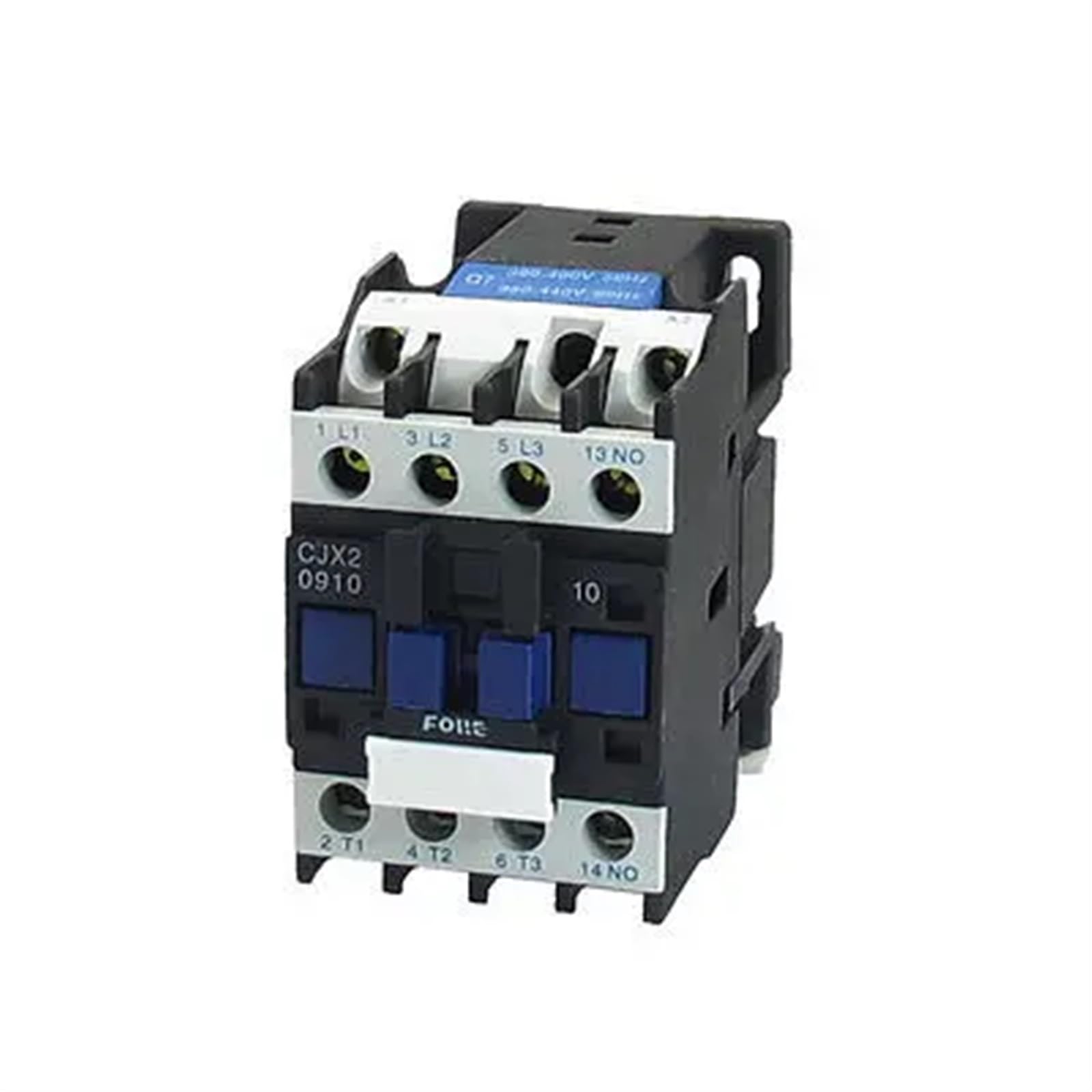 AERBNYEQP 380-415V Coil Motor Controler AC Contactor 3P 3 Pole NO 660V 5.5KW CJX2-0910