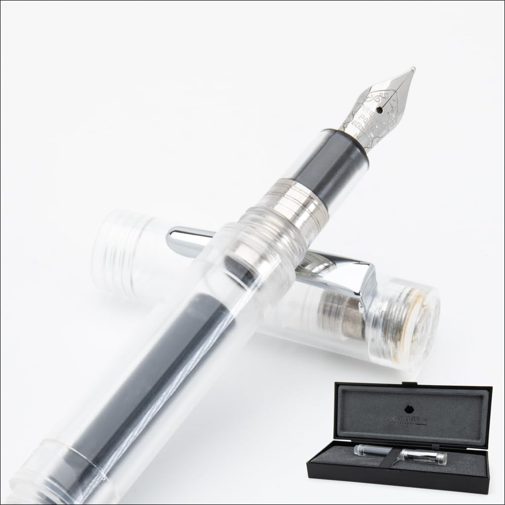 Amazon | Monteverde MVP 万年筆 ダイヤモンドクリア - フレックスペン