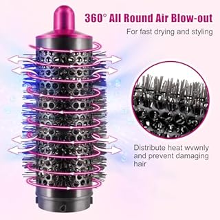 Brosse volumisante ronde pour Dyson pour Airwrap HS01/HS05, pièce n° 969489-01 970750-01 pour cheveux plats