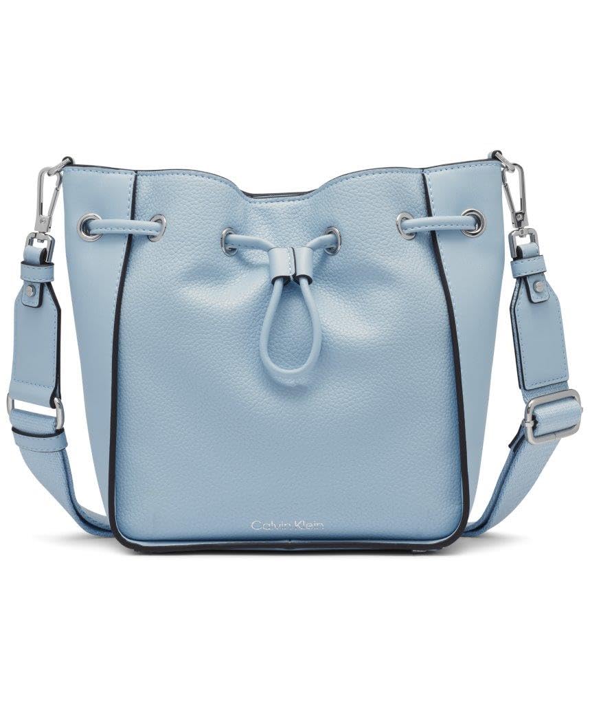 

                                                    Calvin Klein Holt Drawstring Crossbody, Dusty Blue