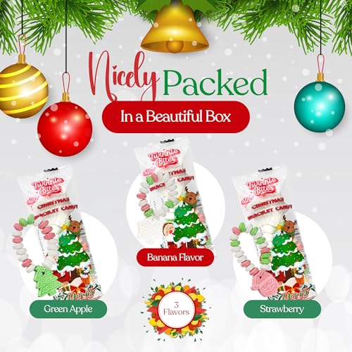30 Pack Christmas Candy Bracelets - Individually Wrapped Holiday Themed Designs & Delicious Flavor -Bulk Christmas Candy Use For Stocking Stuffers, Party Favors, Classroom Partys & Holiday Treats - image 6
