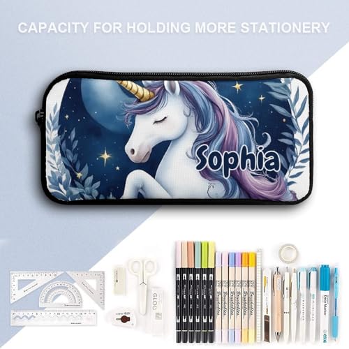Unicorn Cloud Cute Personalized Backpack 3 Set Personalized Add Your Name School Bag with Lunch Bag Pencil Case Customized Backpack for Kids Girls Boys4