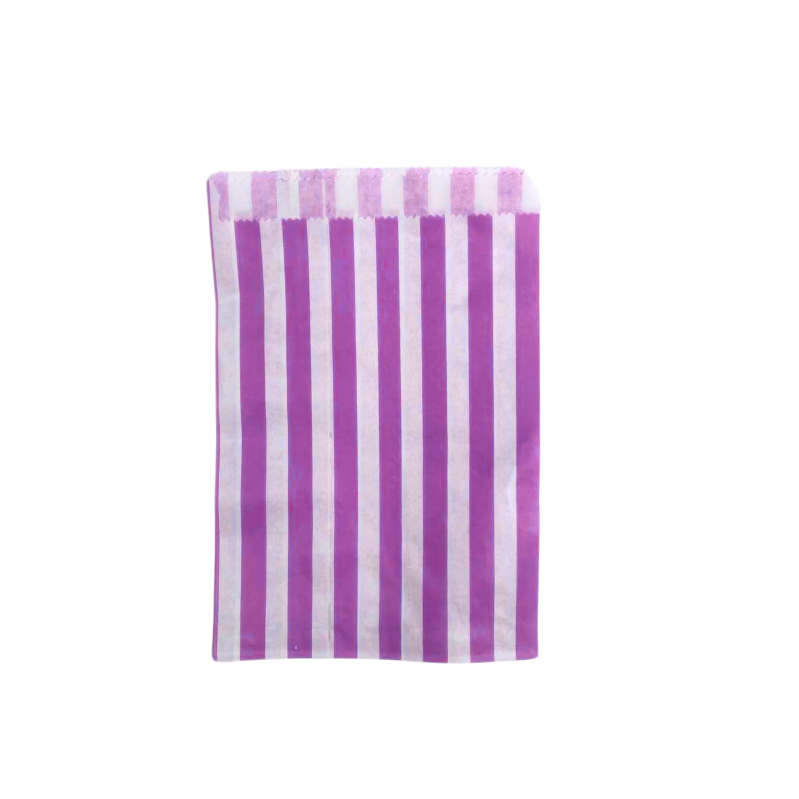Lince Display Limited Pink Pick N Mix Sweet Candy Striped Paper Treat Bags - 7x9 Pack of 500