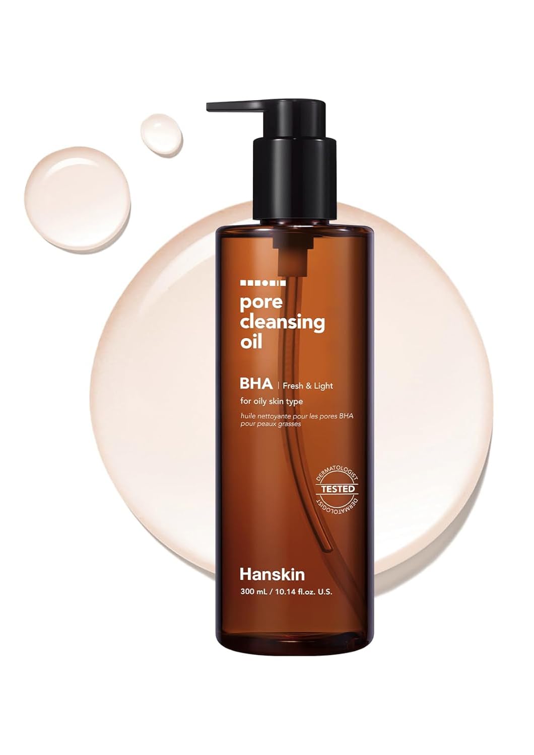 Hanskin Pore Cleansing Oil BHA Fresh & Light 300 ML