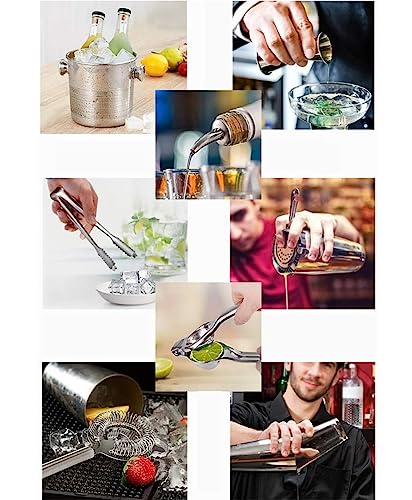Set de coctelera RUVOO kit bartender 10 piezas miniatura 7