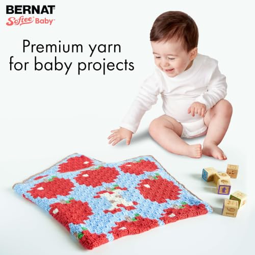 Image of Bernat Softee Baby Princess Pebbles Yarn - 3 Pack of 120g /4.25oz - Acrylic - 3 DK (Light) - 310 Yards - Knitting /Crochet