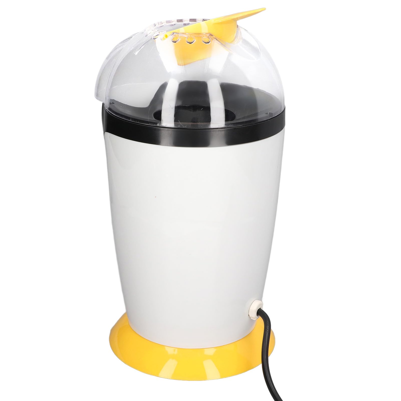 Mini Máquina de Palomitas de Maíz Caliente de 1200W, Palomitas de Maíz de Soplado en Caliente de 2,5 L con Cubierta Transparente Antiescaldaduras para Fiestas Navideñas