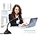 eBerry Mini Desktop Microphone USB Desktop Microphone Ideal for Chatting, Gaming, Recording, Plug and Play Home Studio Condenser Microphone with Adjustable Stand Compatible PC Laptop and Mac, Black