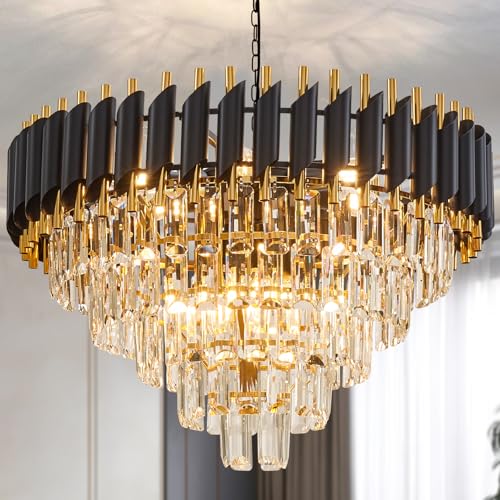 Aixialin 10-Light Five-Tier Crystal