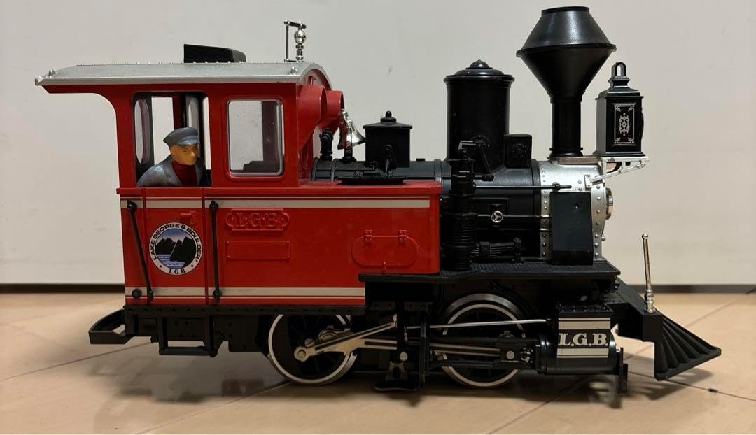 Gケージ LEHMANN LGB 蒸気機関車セット（本体・貨車・レール）美品