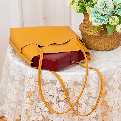 Smileshe Jewelry Box For Women Girls, Pu Leather Small Travel Organizer Case, Portable Display Storage Holder Boxes For Rings Earrings Necklaces Bracelets #TOP4