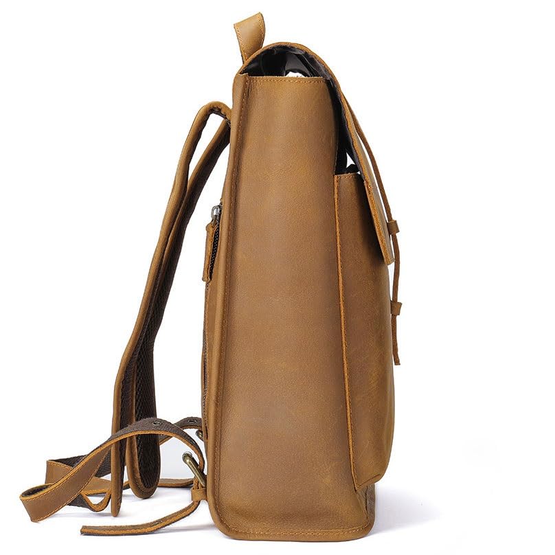 Sac à dos en cuir véritable résistant pour ne plus manquer d'espace de rangement - 6