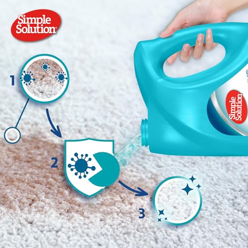 Simple Solution Hundeflecken- und Geruchsentferner | Enzymatischer Reiniger mit Pro-Bakterien Reinigungskraft - 4 Liter