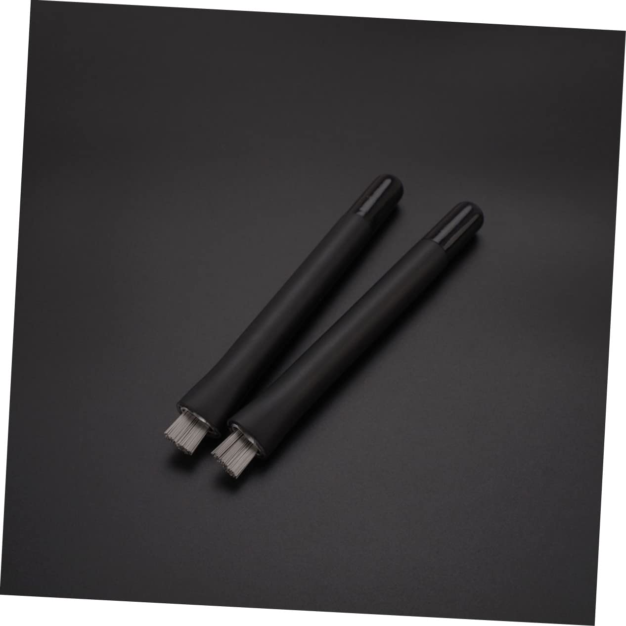 ibasenice Brosse Métallique Rétractable Accessoire pour Tambour en Acier Noir, Paire Son Naturel pour Batterie Jazz pour Batteurs Débutants et Jeunes Musiciens