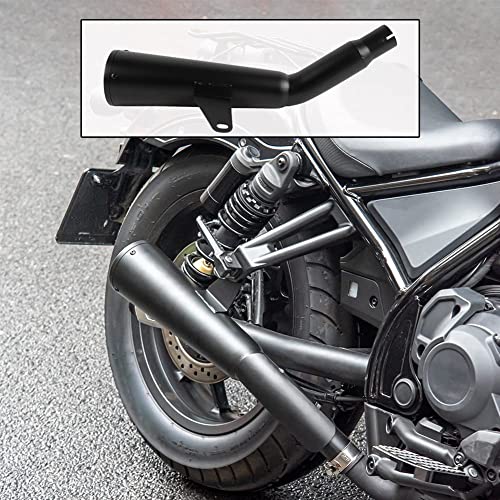Lorababer - Tubo de escape para motocicleta compatible con H-onda Rebel CMX1100 CM1100 CM 1100 CMX 1100 2021 2022 Pieza de moto de punta de tubo de enlace de cola Cover