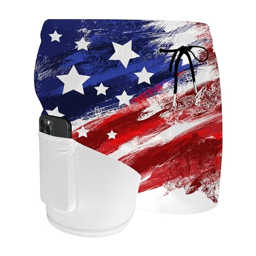 Mens Swim Trunks with Compression Liner Quick Dry Swimming Board Beach Shorts 2 in 1 Bathing Suit4