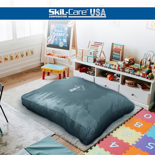Skil-Care Crash Pad, Crash Pads for Kids Sensory Room Equipment, Sensory Crash Mat, Soft Foam Landing Zone for Sensory Input, Bean Bag Alternative for Reading and Relaxation, 3'x4' 5'x5' 6'x6' 8'x8'