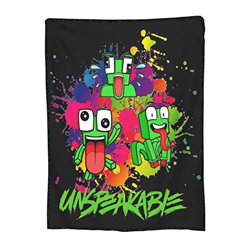 Throw Blanket Anti-Pilling Flannel Ultra Soft Cozy Fleece Boys Fans Merchandise for Sofa Bed Girls Adults Gifts (50'X40')