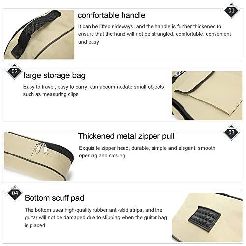 LXDZXY Housse de Guitare,Housses de Guitare imperméables,Sac à Guitare Acoustique rembourré avec poignée de Transport et… - Les Beatles, Paul McCartney, John Lennon, RIngo Starr, George Harrison LXDZXY Housse de Guitare,Housses de Guitare imperméables,Sac à Guitare Acoustique rembourré avec poignée de Transport et… – Image 5