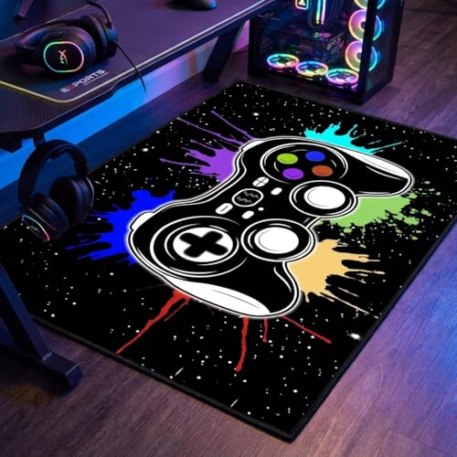 Tapete gamer para habitación de niños 2'x3' miniatura 5
