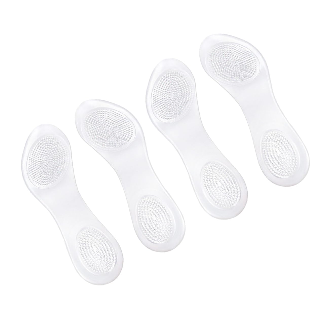 FRCOLOR 2 Pairs Insole Cushion for Heels Women Foot Pads for Heels Foot Feet Pad High Heel Inserts Shoes Inserts for Clear Jel Shoe Inserts Shoes Pads White Thicken