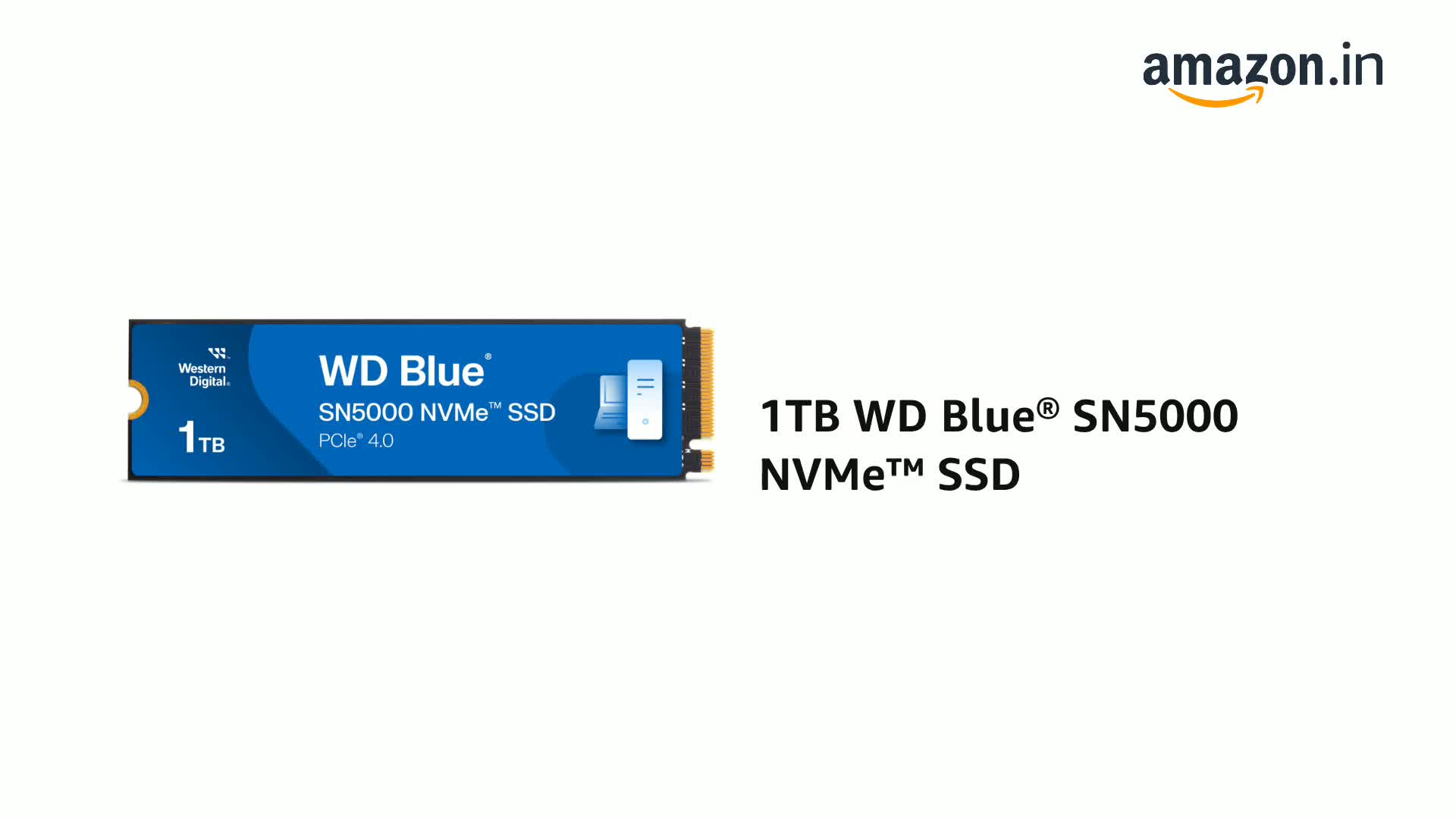 Amazon.in: Buy Western Digital WD Blue SN5000 NVMe 1TB, Upto