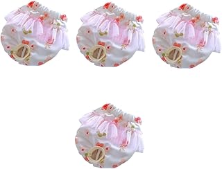 BESTOYARD 4Pcs Calças Fisiológicas Para Cães Calcinha Para Animais De Estimação Fraldas Para Cães Femininos Calcinhas Reutilizáveis Calcinhas Para Cachorros Calcinhas Laváveis Fraldas