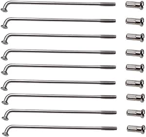 Vélo électrique 12G Rayons En Acier Inoxydable Calibre 2.5mm Longueur