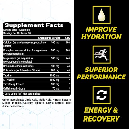 Image of PEScience Versalyte Charged, Electrolyte Powder with Caffeine, Sugar Free, Hydration Powder Plus Energy for Hybrid Training - Sour Watermelon Candy, 30 Servings