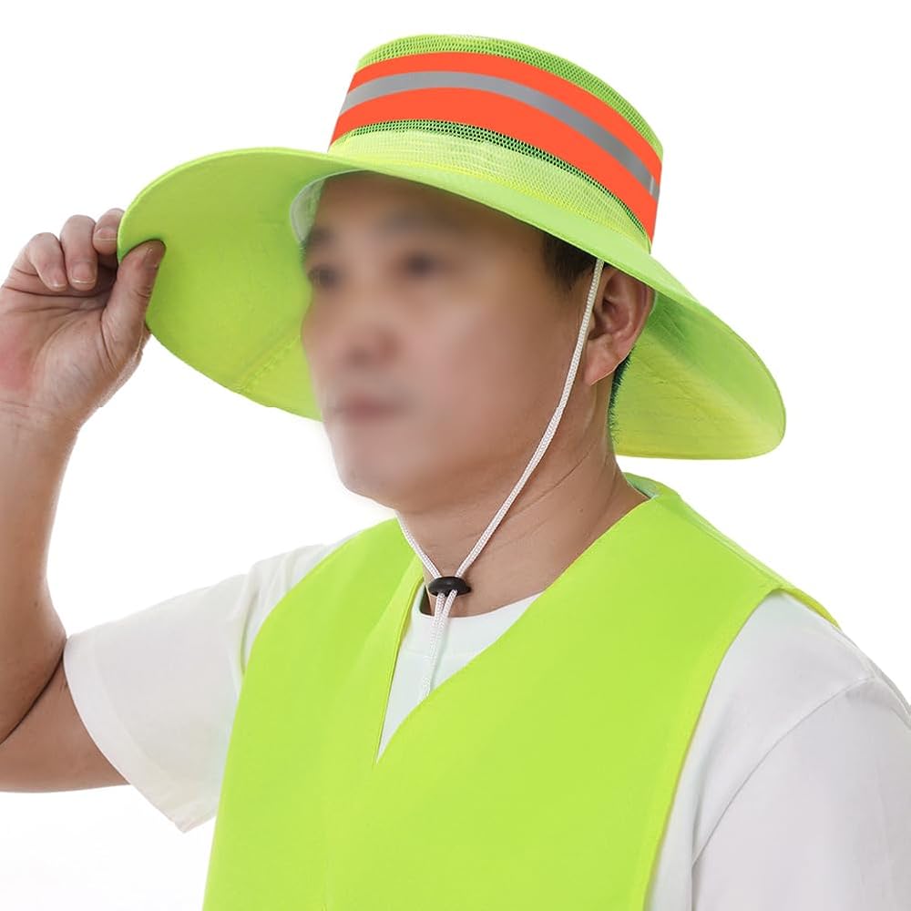Amazon.com : High Visibility Reflective Sun Hat Summer Wide