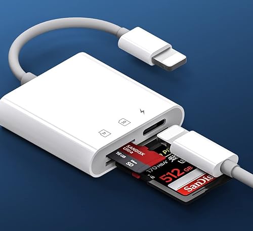 CARD READER La tarjeta SD del adaptador de la función del rayo a la tarjeta SD y el solar micro SD vende la garantía del producto