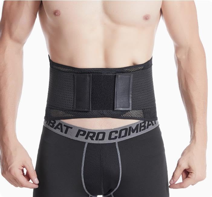 Faja lumbar transpirable para dolor de espalda, tamaño Mediano miniatura 1