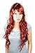 Produktbild Perücke rot wellig Seitenscheitel Wig 9331-35 ca. 70cm