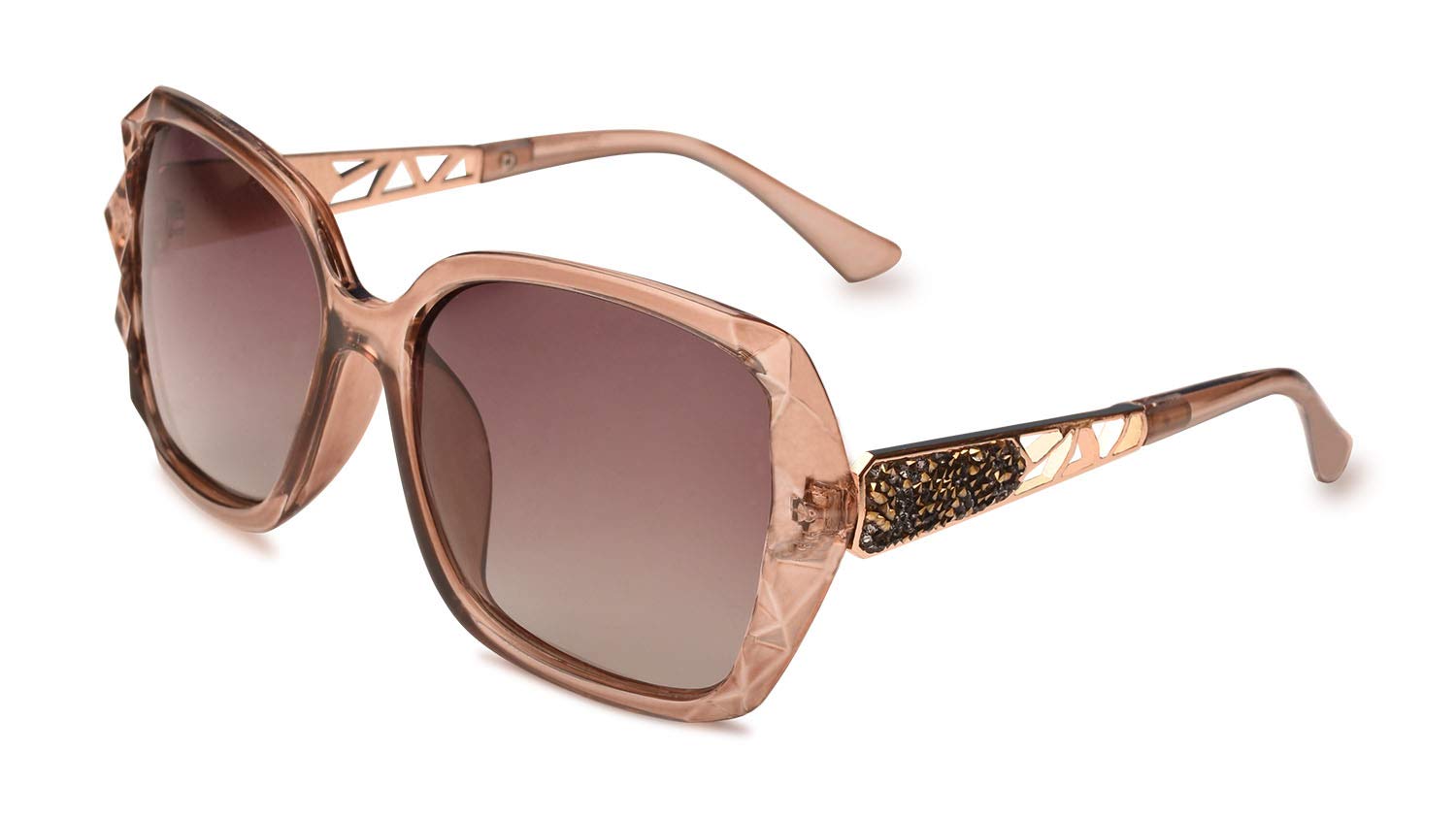 TrendyMate Women Luxury Classic Oversized Polarized Sunglasses 100% UV Protection Fashion Eyewear