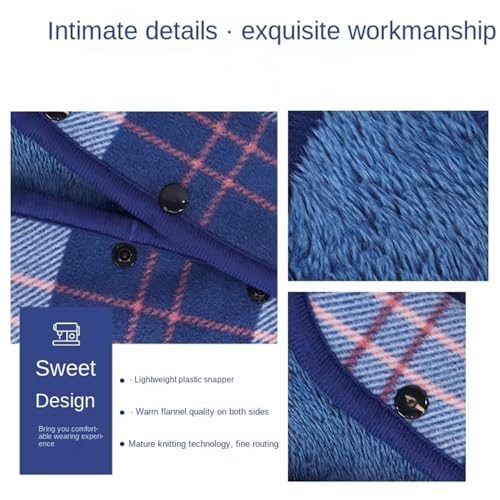 Blanket Shawl Wraps Women Scarf Ladies Poncho Cape Multifunction Tartan Plaid Winter Warm Blanket Thick Wearable4