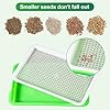 Ecmln 4 pcs Seed Sprouting Tray Mesh Mat,Seed Sprouter, Vegetable Microgreens Planting Mats 8.2" x 11.8". Fit for Plant Germination Tray,Trays NOT Included (8.2" x 11.8") #3