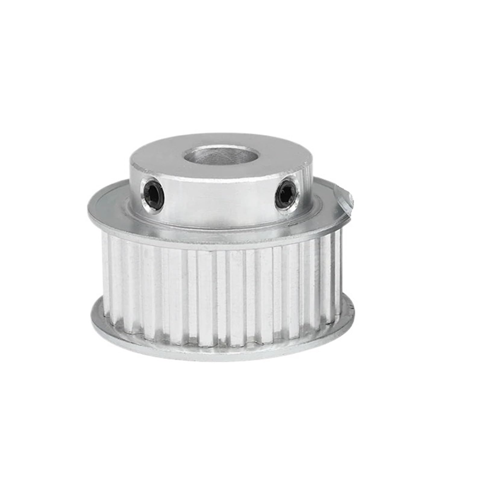 XL24T lekkie metalowe koło pasowe, trapezowe zęby, kształt BF, podziałka 5,08 mm, średnica otworu 6/6,35/8/10/12 mm, koło pasowe odpowiednie do szerokości paska 15 mm (20 mm)