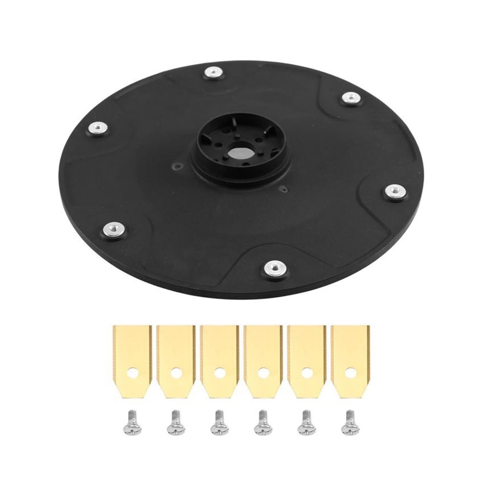 Messerscheibe Akku-Rasentrimmer for Automor 305 310 315X 405 410 AWD (197 Mm) Mit Trimmerklingen Mähmesser Mähmesser Scheibenbürstenschneider