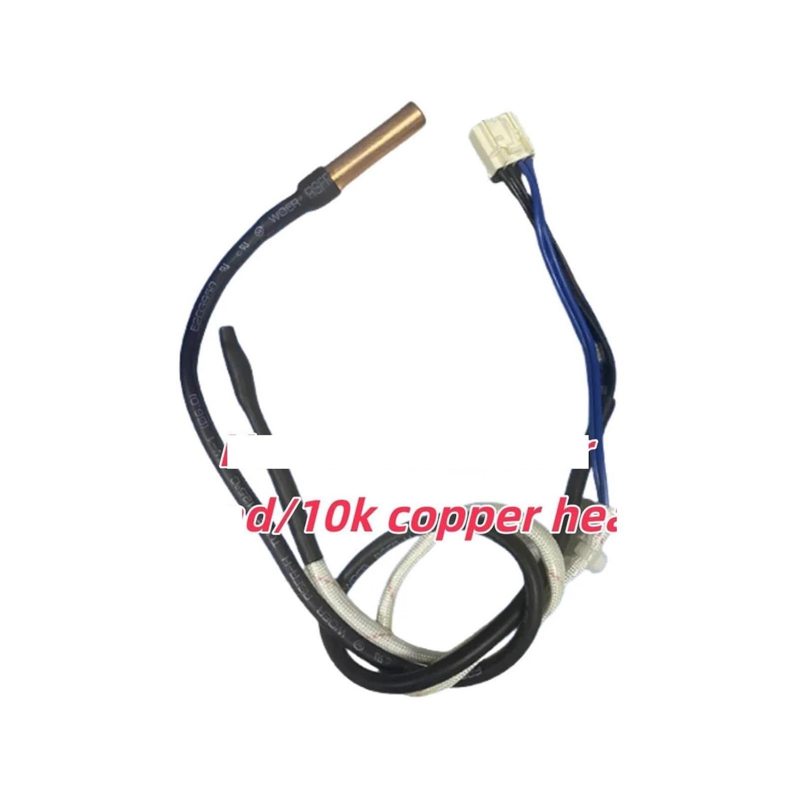 Sensore di Temperatura, Compatibile con Haier, Testina di rilevamento della Temperatura sospesa for condizionatore d'Aria Testa in Gomma 23k Testa in Rame 10k(10pcs)