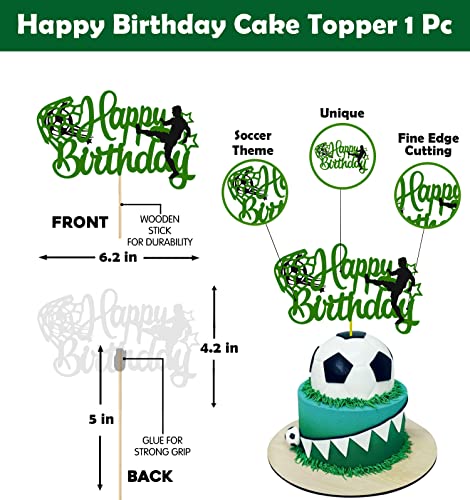 Party Propz Football Theme Birthday Decoration - 43Pcs Happy Birthday Decoration Items for Boy | Soccer Theme Birthday Decoration Items | Football Balloons for Decoration | Kids Birthday Decorations 6