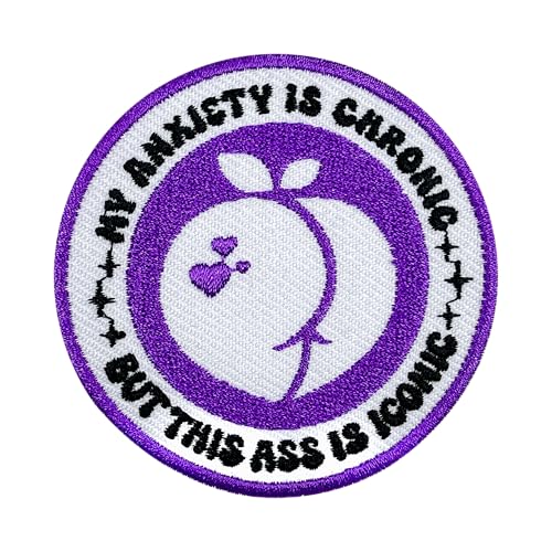 My Anxiety is Chronic Patch 3 Inches Mental Health ADHD