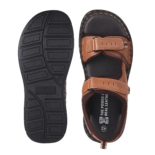 Image of Red Chief Genuine Leather Casual Slip-On Sandal for Men | RC3911