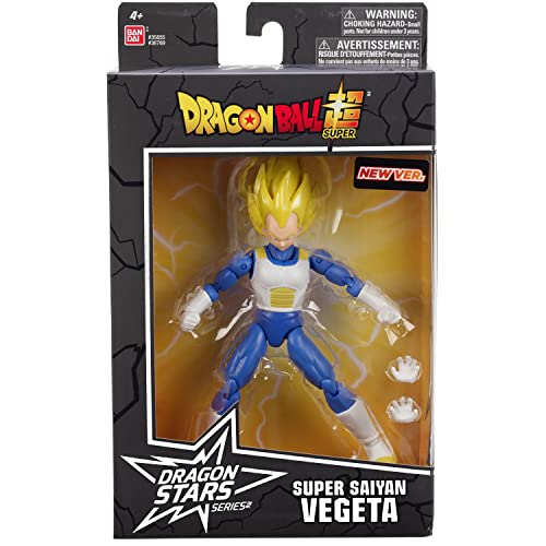 BANDAI Dragon Ball Super Dragon Stars Series 15 Super Siayan Vegeta V2 Action Figure-36769