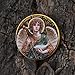 Archangel Raphael Challenge Coin - 1.574 Inch Zinc Alloy 3D Collectible Coin with Prayer, Religious Gift, Healing Protection Token, Military-Style Challenge Coin