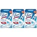Lysol Click Gel Automatic Toilet Bowl Cleaner 3 Pack (Ocean Fresh Scent)