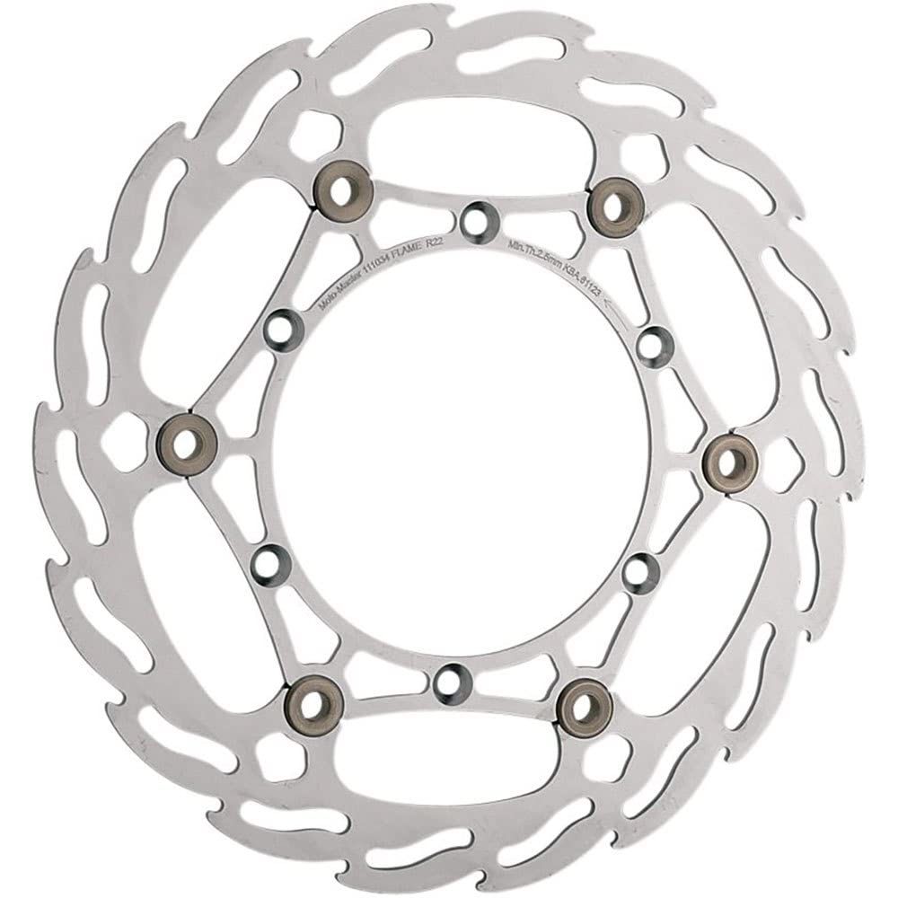 Moto Master Disco Freno Moto Flame Floating Anteriore Oversized Per Un Raffreddamento Ottimale E Resistenza - Ø270 Mm - Spessore 3,1 Mm - 4