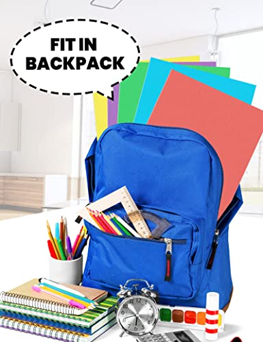 image for SUNEE Folders with Pockets(25 Pack, Assorted Colors), 2 Pocket Folders