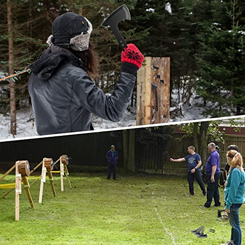 BANORES Hawkeye Throwing Axes and Tomahawks Set with 10 inch Full Tang