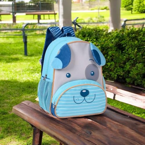 Kit Mochila Costa e Lancheira Cachorro Azul -Clio Style 2025
